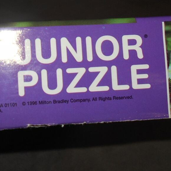 Vintage 1996 Cute Bunny Rabbit Milton Bradley Junior Puzzle 4828-17 Complete - Picture 9 of 9